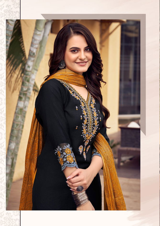 Sagaai By Wooglee Viscose Embroidery Kurti With Bottom Dupatta Wholesale Market In Surat